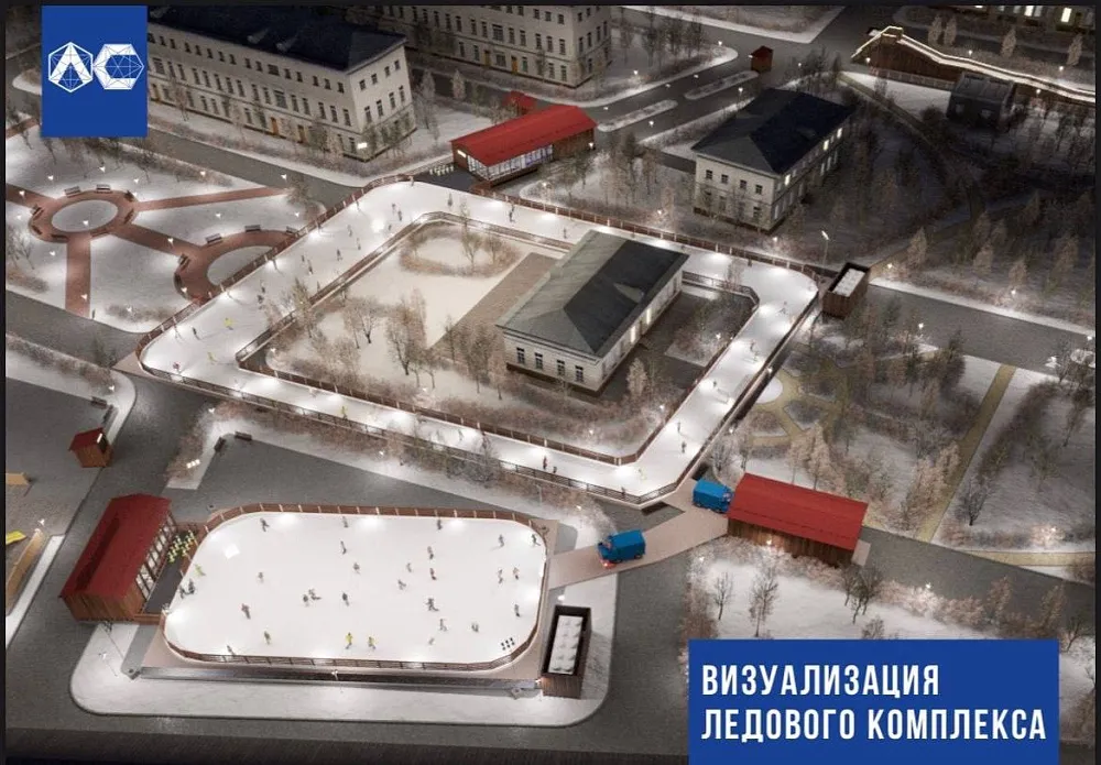 Астраханский губернатор показал, как будет выглядеть ледовый комплекс в кремле
